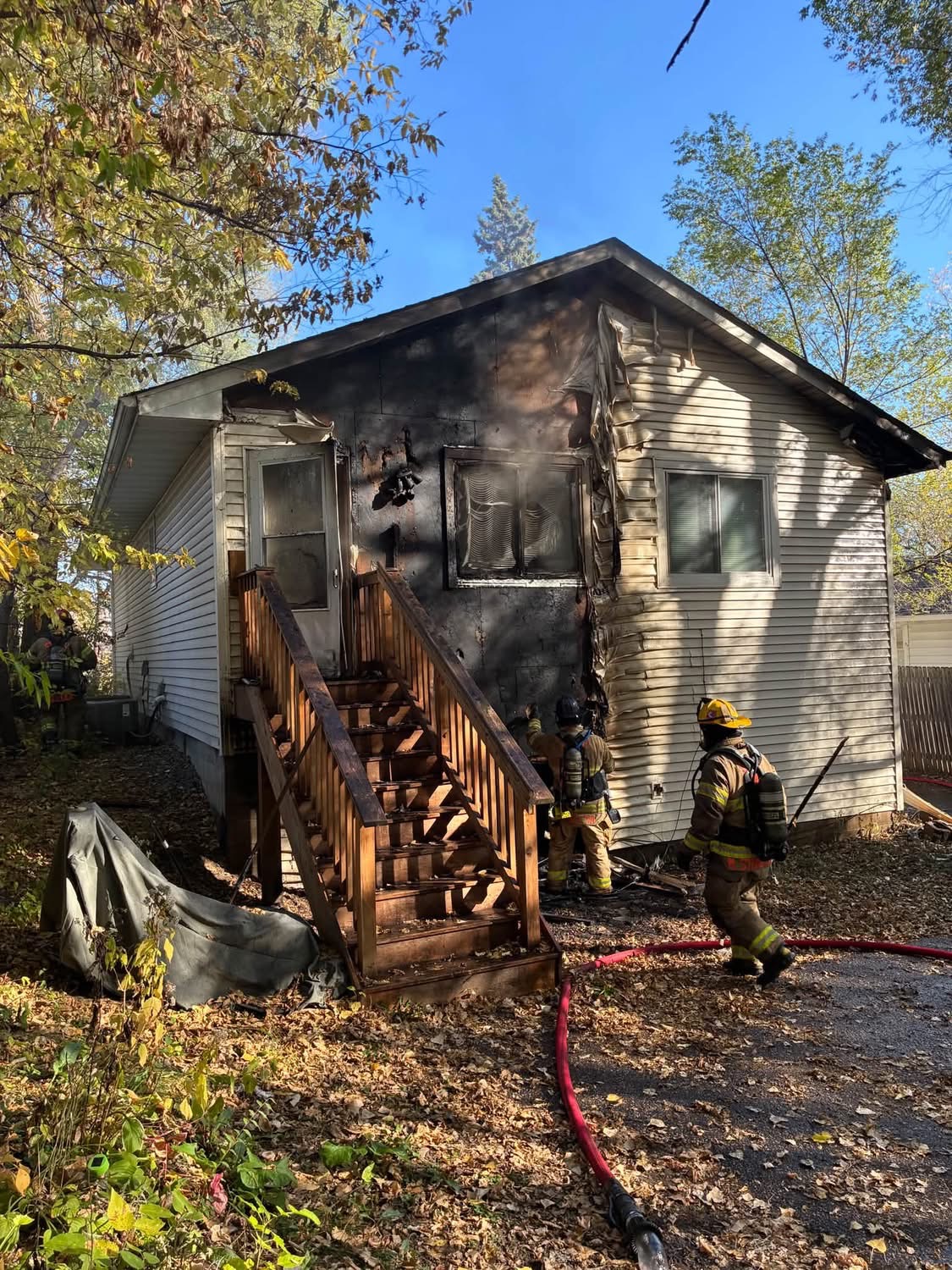 Cat Rescued, Occupants Escape Safely After Saint Paul Duplex Fire