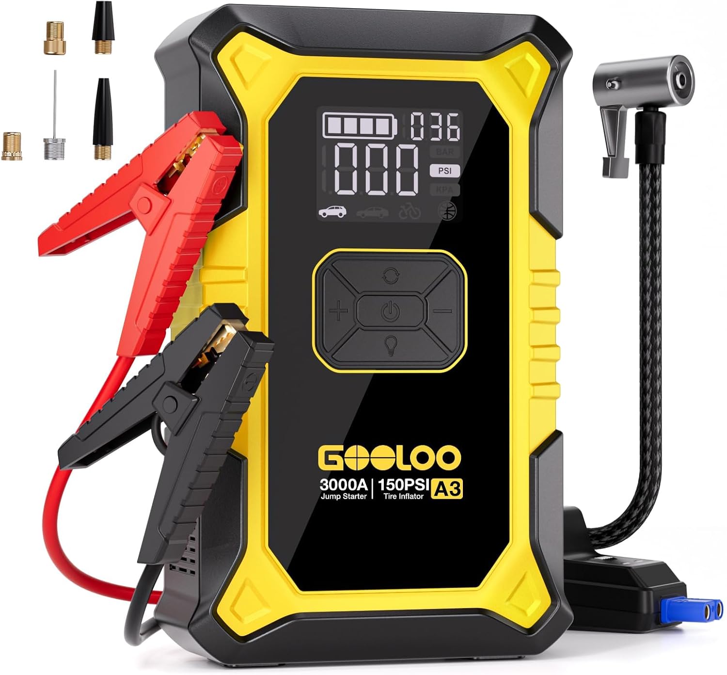 GOOLOO A3 Jump Starter & Air Compressor — Alternate Model